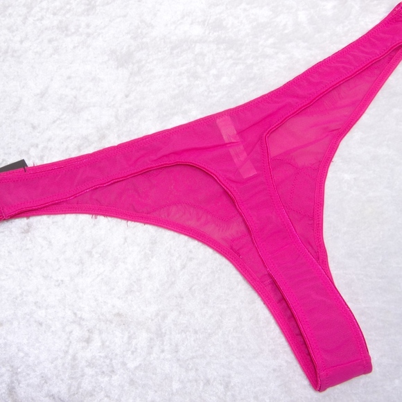 Oh La La Cheri Plus Size 2X Thong Hot Pink - Picture 5 of 5